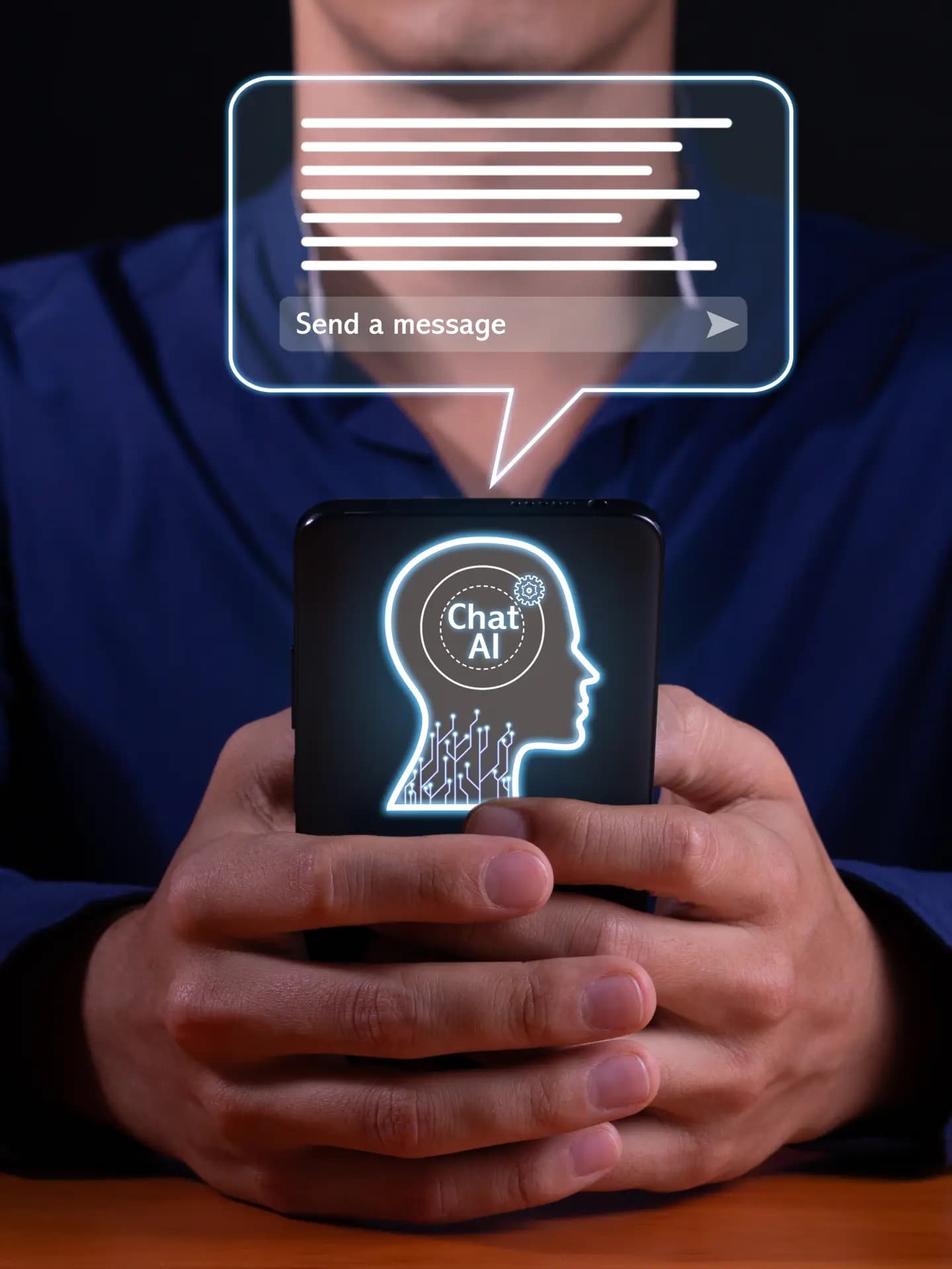 AI chatbot answering customer messages on WhatsApp